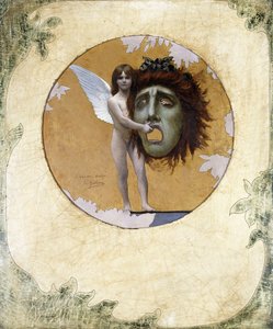 Um Putto com uma Máscara de Jean Leon Gerome