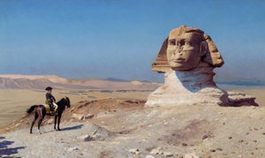 Bonaparte antes da Esfinge de Jean Leon Gerome