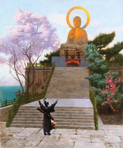 Japonês implorando uma Divindade de Jean Leon Gerome