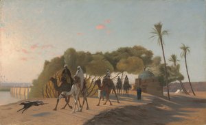Saindo do Oásis de Jean Leon Gerome