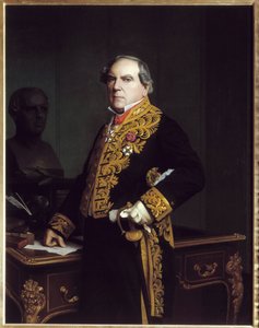 Retrato de Amedee Thierry (1797-1873), jornalista e historiador francês. Pintura de Jean Leon Gerome (1824-1904) de Jean Leon Gerome