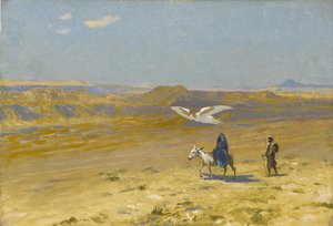 A fuga para o Egito, década de 1890. de Jean Leon Gerome