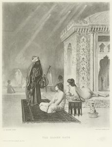 O banho de harém (gravura) de Jean Leon Gerome