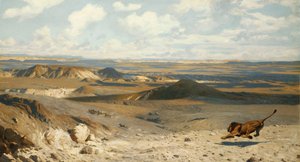 A perseguição; A perseguição, 1889 de Jean Leon Gerome