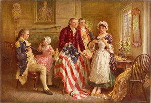 Betsy Ross 1777 de Jean Leon Gerome Ferris