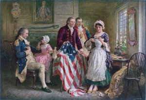 Betsy Ross 1777 de Jean Leon Gerome Ferris