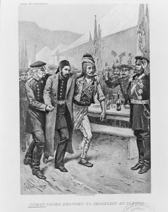 Osman Pasha levado para Skobelev em Plevna, c. 1895 de Jean Leon Gerome Ferris