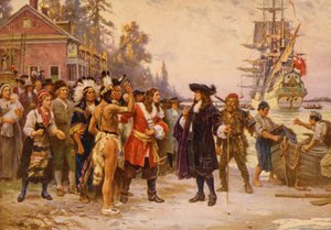 O desembarque de William Penn, c.1930