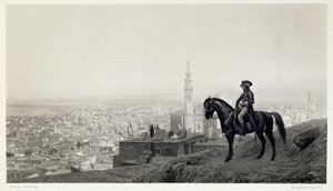 General Bonaparte no Cairo, de uma coleção de obras de Jean-Leon Gerome em 100 fotos, 1881 (fotogravura) de Jean Leon after Gerome