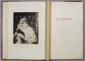 Mulher de Constantinopla, de uma coleção das obras de Jean-Leon Gerome em 100 fotos, 1881 (fotogravura) de Jean Leon after Gerome