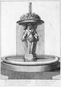 Design para uma fonte, 1673 de Jean Lepautre