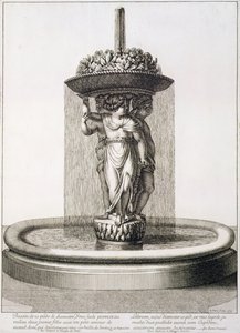 Design para uma fonte, 1673 de Jean Lepautre