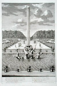 Fonte com Tritão e Sirenes, Versalhes de Jean Lepautre