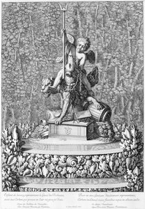 Fonte com o gênio da riqueza, Versailles, 1676 de Jean Lepautre