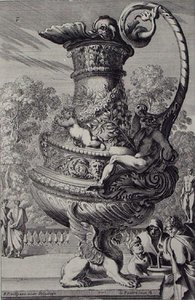 Escultura de jardim, publicado c.1670 (gravura) (ver também 172934)