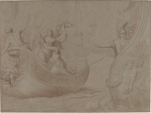 O rapto de Helena de Tróia de Jean Lepautre