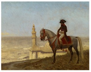 General Bonaparte no Cairo, esboço de Jean Leon Gerome