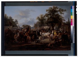 A feira da aldeia de Jean Louis (1744-1829) De Marne