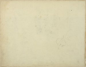 Caricatura de um homem que usa um chapéu de abas largas de Jean Louis André Théodore Géricault