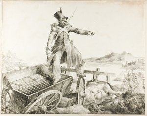 O Caixote de Artilharia de Jean Louis André Théodore Géricault