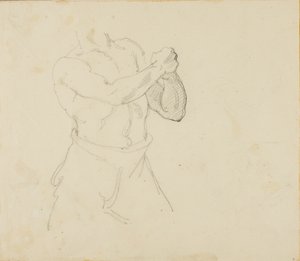 Torso de um pugilista de Jean Louis André Théodore Géricault