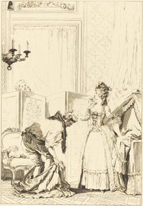 O Corno Vencido e Contente de Jean Louis Delignon and Antoine Jean Duclos after Jean Honoré Fragonard
