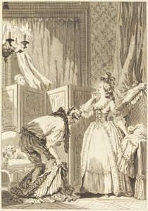 O Corno Vencido e Contente de Jean Louis Delignon and Antoine Jean Duclos after Jean Honoré Fragonard