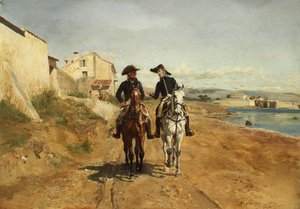 Um general e seu assistente de campo, 1869.