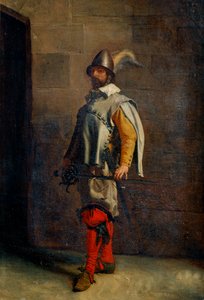 Um huguenote do século XIX. de Jean Louis Ernest Meissonier