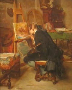 Um pintor de Jean Louis Ernest Meissonier