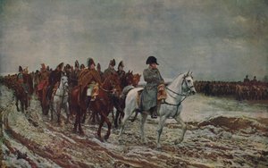 Napoleão durante a campanha francesa de 1814, 1864, c1915 de Jean Louis Ernest Meissonier