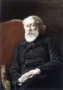 Retrato de Hetzel por Meissonnier em 1879, "Les Hommes d