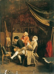 Os pintores amadores de Jean Louis Ernest Meissonier