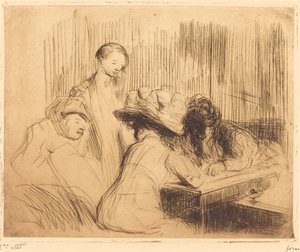 Um mergulho em Montmartre de Jean Louis Forain
