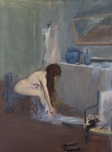 Depois do banho, c.1885-90 (pastel) de Jean Louis Forain