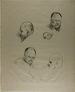 Ambroise Vollard, Quatro Esboços de Jean Louis Forain