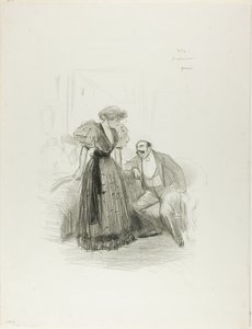 Em uma festa à noite de Jean Louis Forain