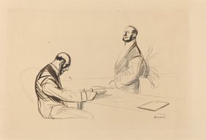 Na Conferência, c. 1919. de Jean Louis Forain
