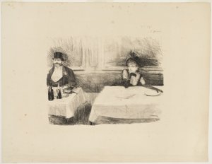 No restaurante de Jean Louis Forain