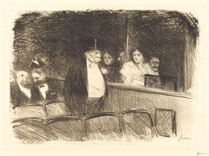 No Teatro de Jean Louis Forain