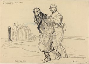 Na frente de Vincennes. bolo paxá de Jean Louis Forain