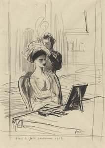Antes do festival persa, 1912. de Jean Louis Forain