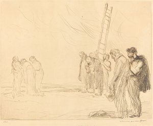 Calvário (segunda placa) de Jean Louis Forain