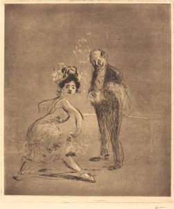 Bailarino e garçom de Jean Louis Forain