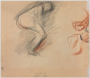 Figura Esboços, 1906. de Jean Louis Forain