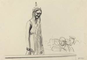 Germânia perante os juízes, c. 19141919. de Jean Louis Forain