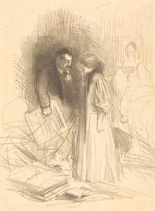 "Eu não ouso derrubá-los... isso iria machucá-lo demais." de Jean Louis Forain