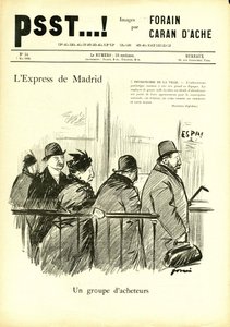 Ilustração de Jean-Louis Forain (1852-1931) em Psst...! de Jean Louis Forain