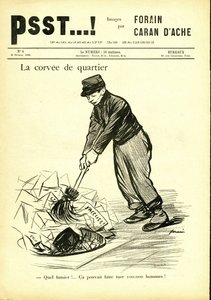 Ilustração de Jean-Louis Forain (1852-1931) em Psst...! de Jean Louis Forain