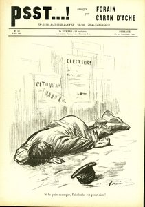 Ilustração em Psst...! de Jean Louis Forain